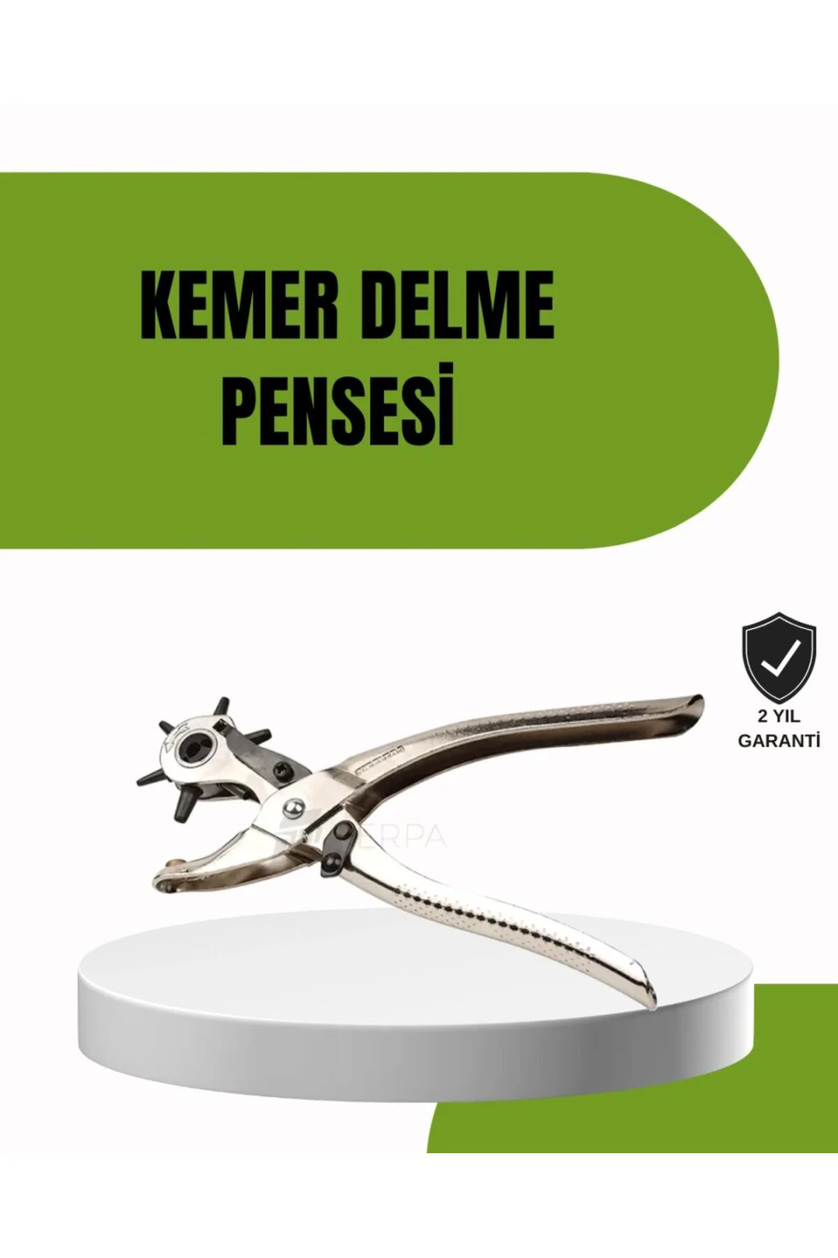 Deride Kemer Çanta Ayakkabı Delme Pensesi 6 Uçlu Döner Başlıklı T