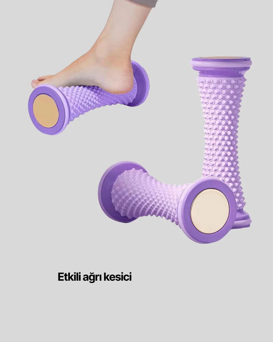 Derin Doku Ayak Masaj Silindiri Plantar Fasiit Topuk Ağrısı İçin
