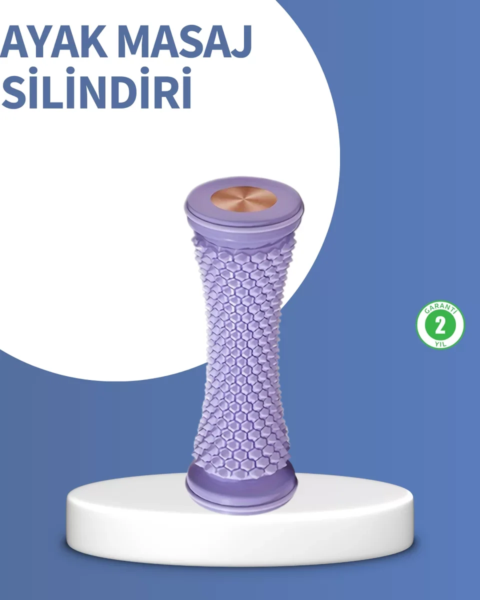 Derin Doku Ayak Masaj Silindiri - Plantar Fasiit ve Topuk Ağrısı İçin