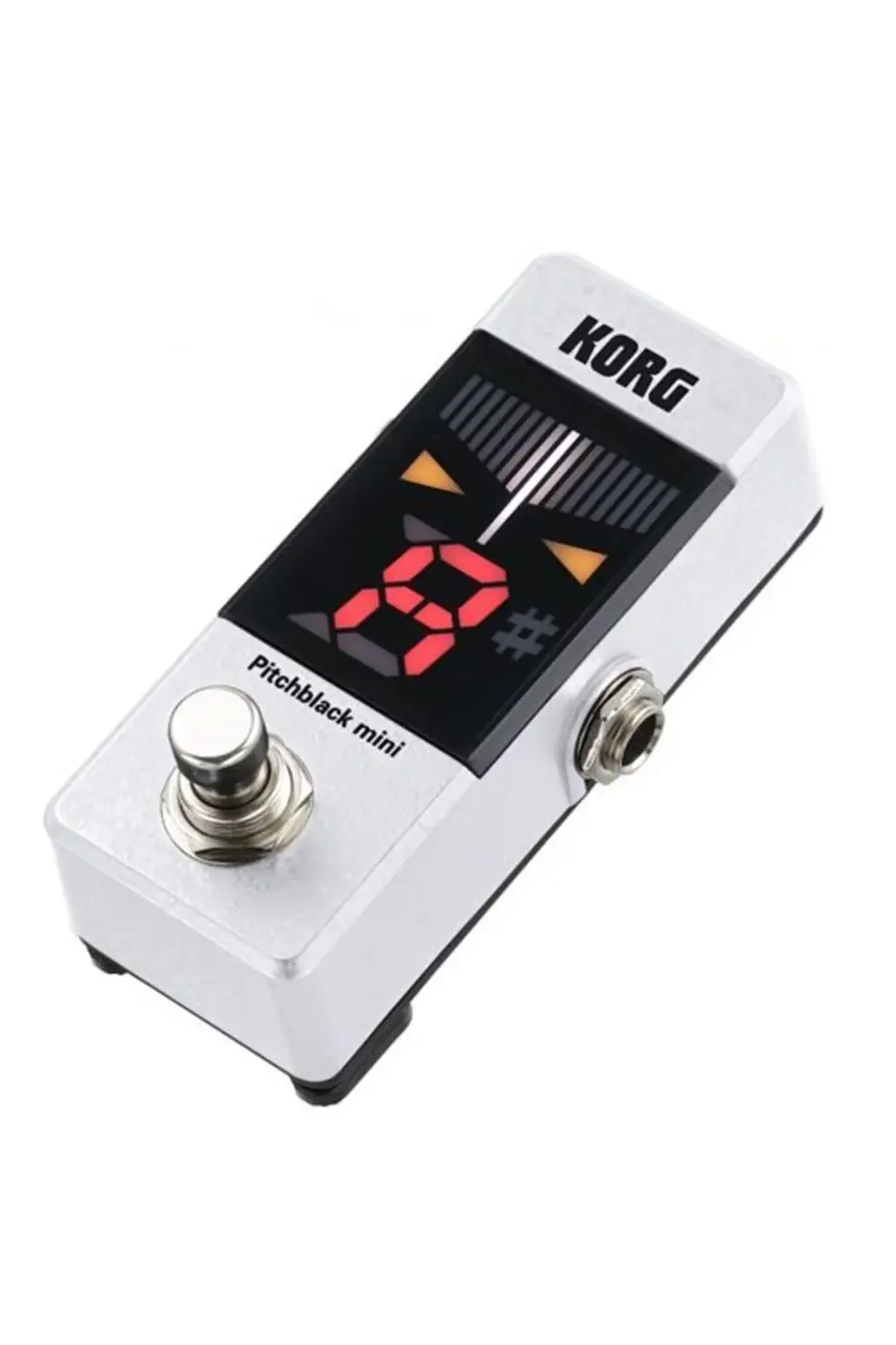 Korg Derin Karanlık Pb-Mini Kat Pedal Tuner - Beyaz, Pb-Mini-Wh