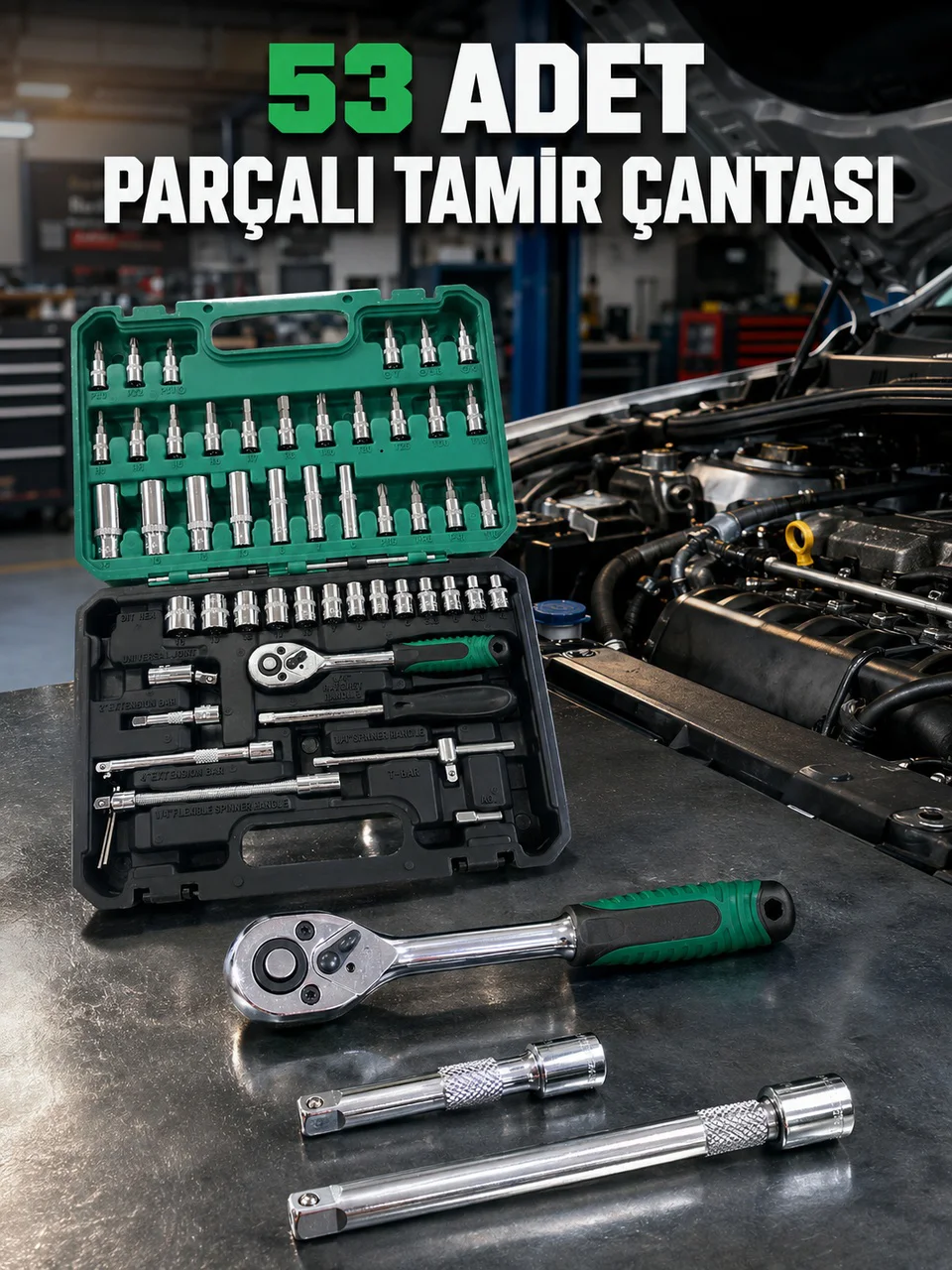 Derin Lokmalı Uçlu Çok Fonksiyonlu Tamir Seti - Lisinya