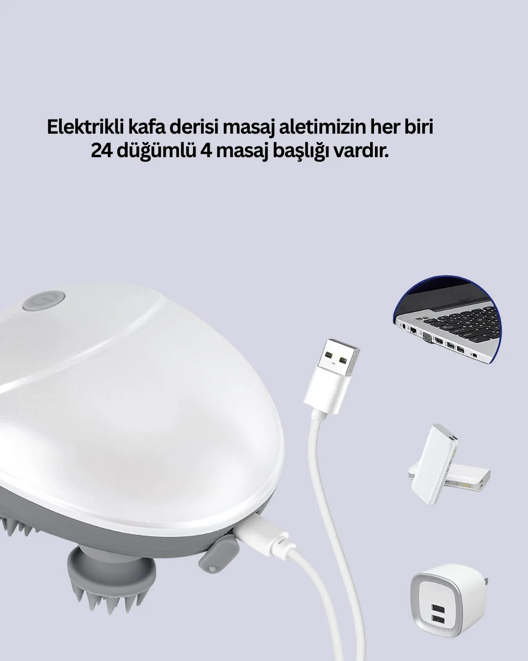 Derin Masaj Sağlayan Elektrikli Kafa Masaj Aleti Fiyatı, Yorumları ve Özellikleri