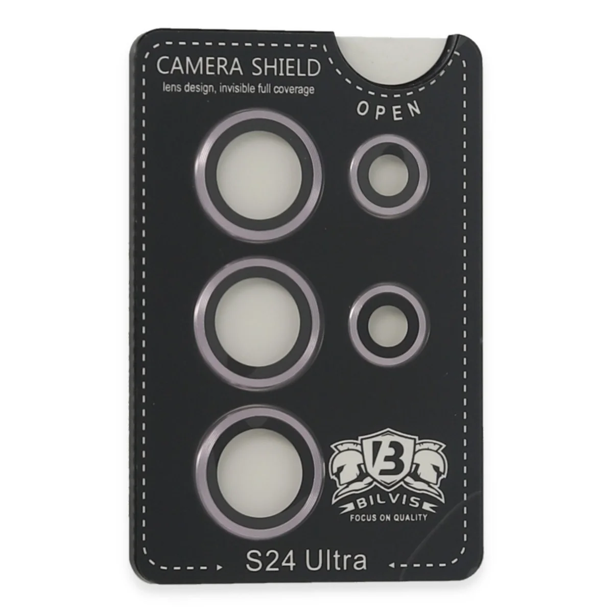 Derin Mor Bilvis Titan Kamera Lens - Ultra HD AR Kaplama Koruyucu
