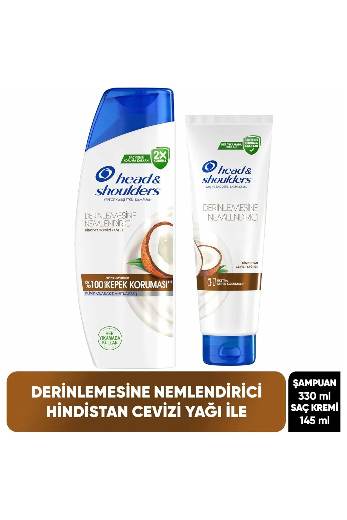 Derinlemesine Nem Şampuan & Saç Kremi Seti