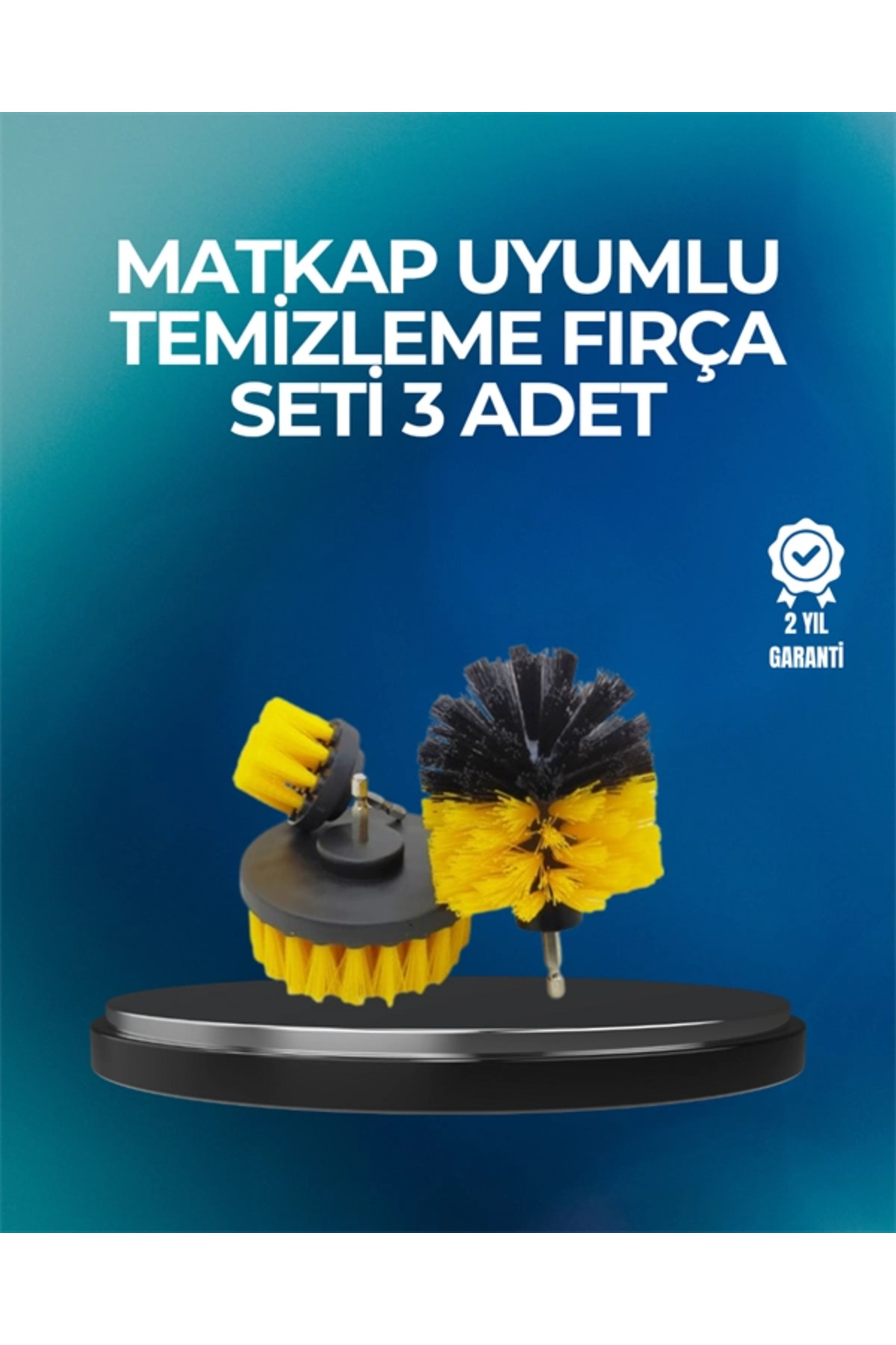 Rby Derinlemesine Temizlik İçin Dayanikli Killi Matkap Firçasi Başliğ