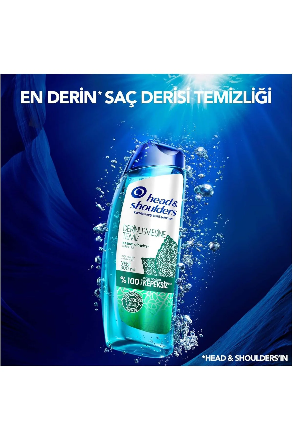 Derinlemesine Temizlik Şampuan Giderici Nane 300 ml