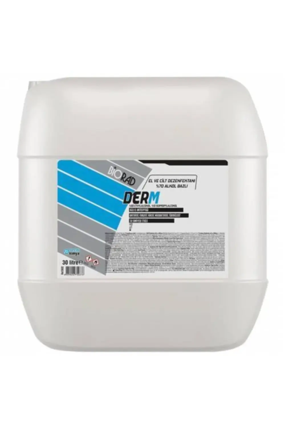 Derm Biorad 30lt Bidon El Ve Cilt Dezenfek Yüzde 70 Alkol Bazlı