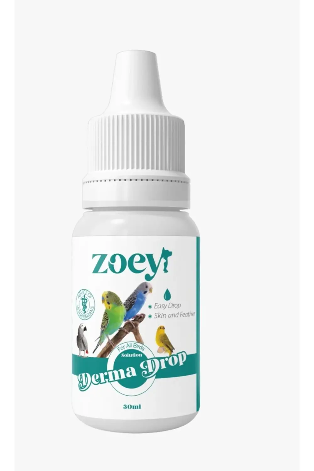 DERMA DROP KUŞLAR İÇİN DERİ TÜY BAKIM DAMLASI 6'LI