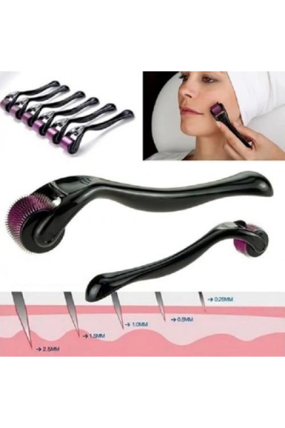 4Ktarz Derma Roller Titanyum Cilt Bakım Aleti 1.00 Mm.