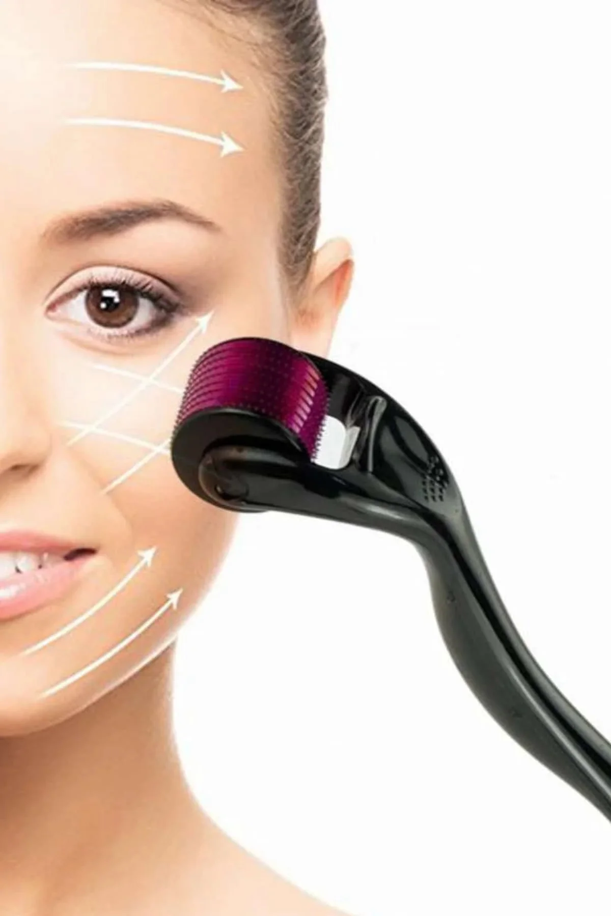 Derma Roller Titanyum Uçlu 540 İğneli 1 Mm Saç Ve Cilt Bakım Masaj Aleti