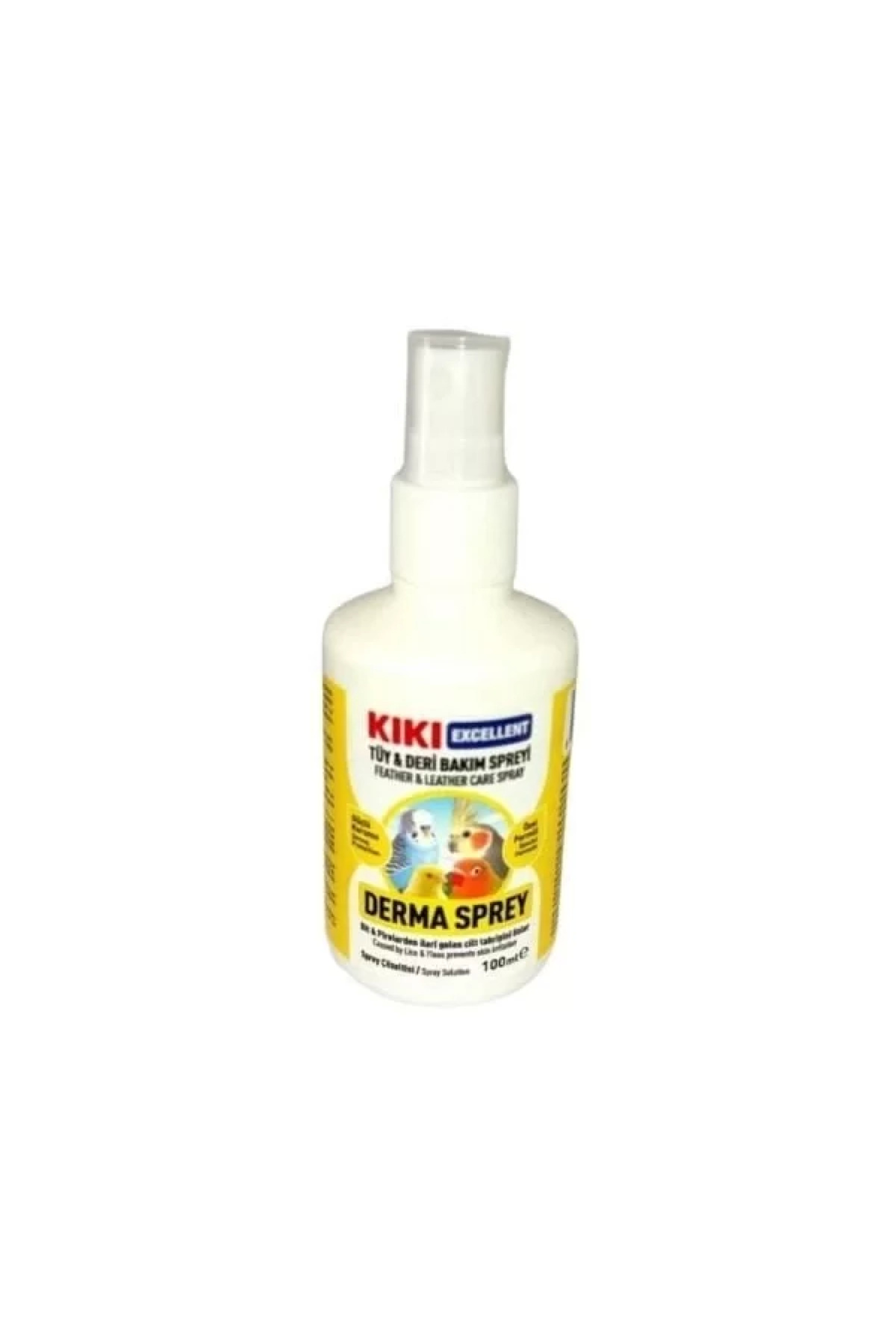 Kiki Excellent Derma Sprey Kuşlar İçin Tüy Ve Deri Bakım Spreyi 100 Ml