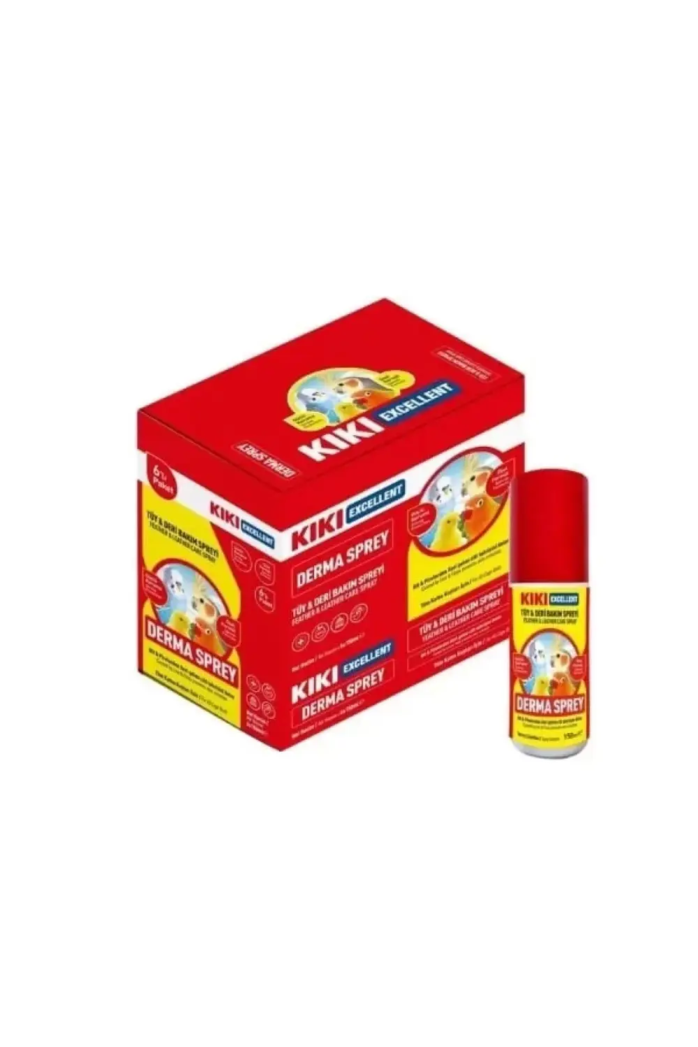 Derma Sprey Kuşlar için Tüy Bakım Spreyi 150 Ml