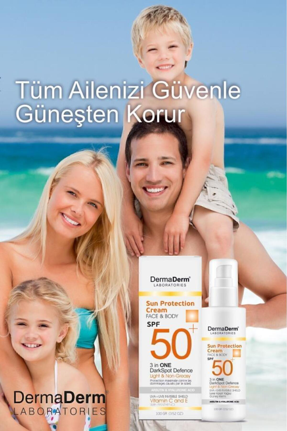 Dermaderm Face Ve Body 3 In 1 Darkspot Leke Karşıtı Kremi Spf 50 