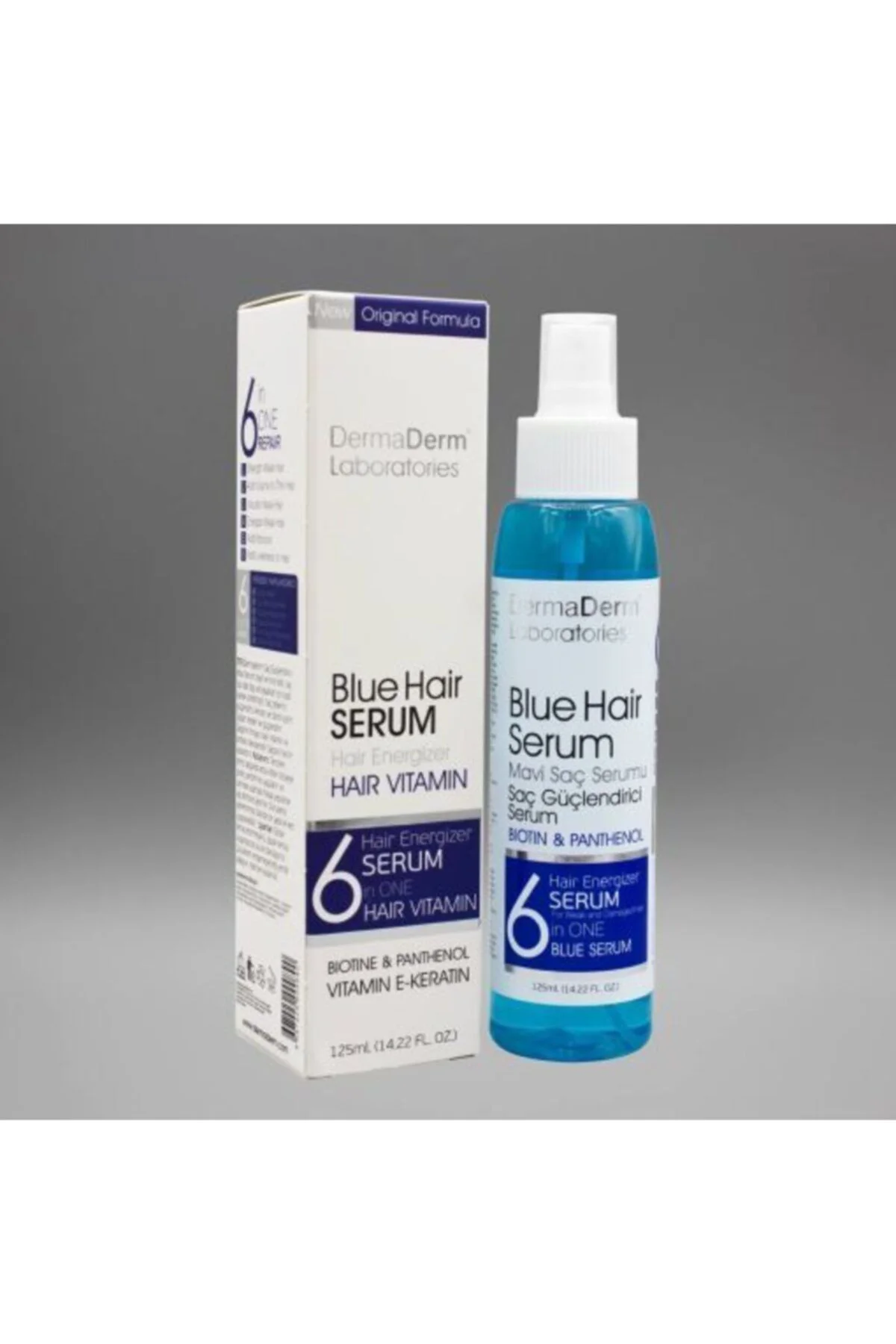 Dermaderm Saç Dökülmesine Karşı Mavi Su ve Serum 125 Ml.