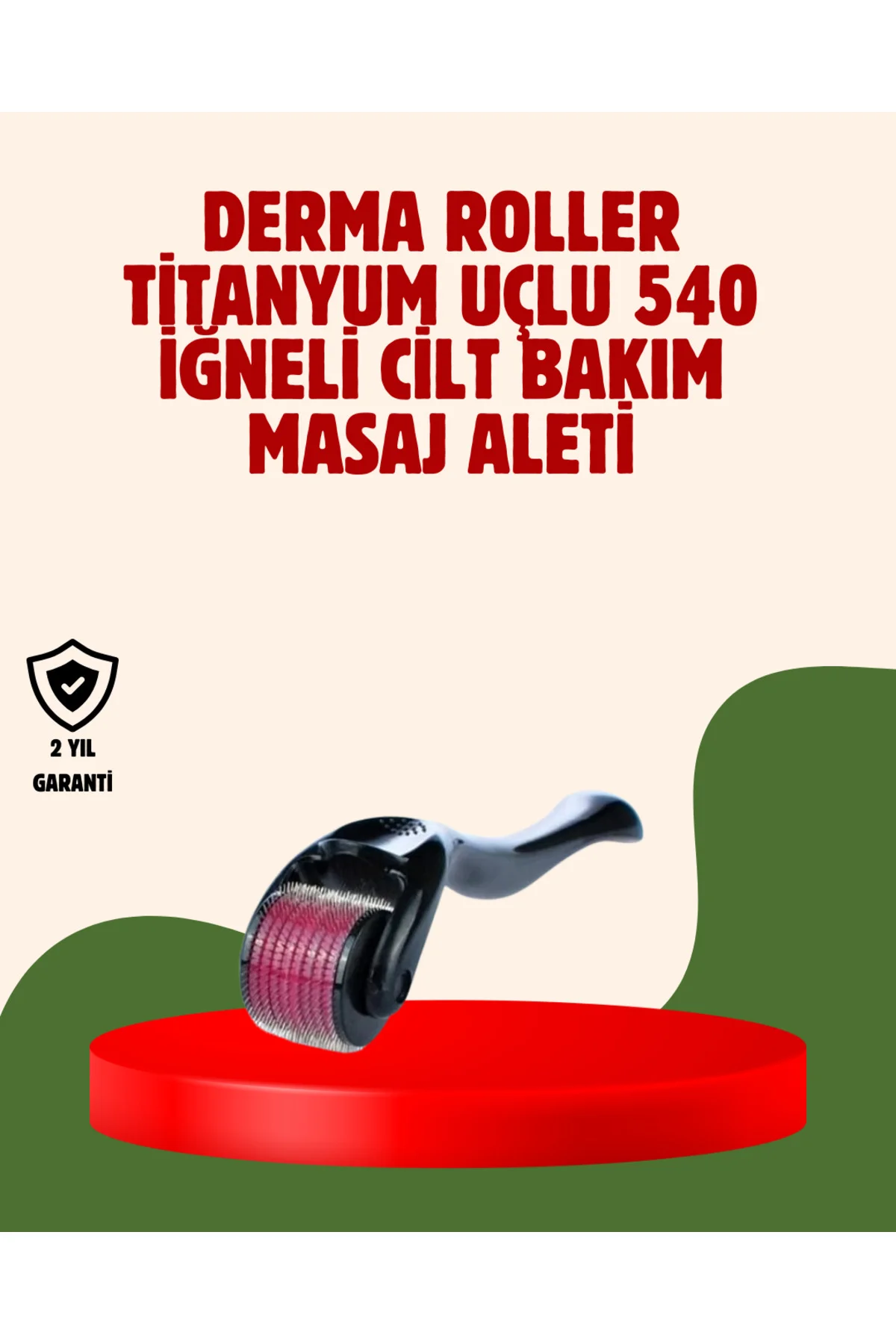 Dermaroller 0.5 mm Akne İzleri ve Çatlak Giderici Cilt Bakım Alet