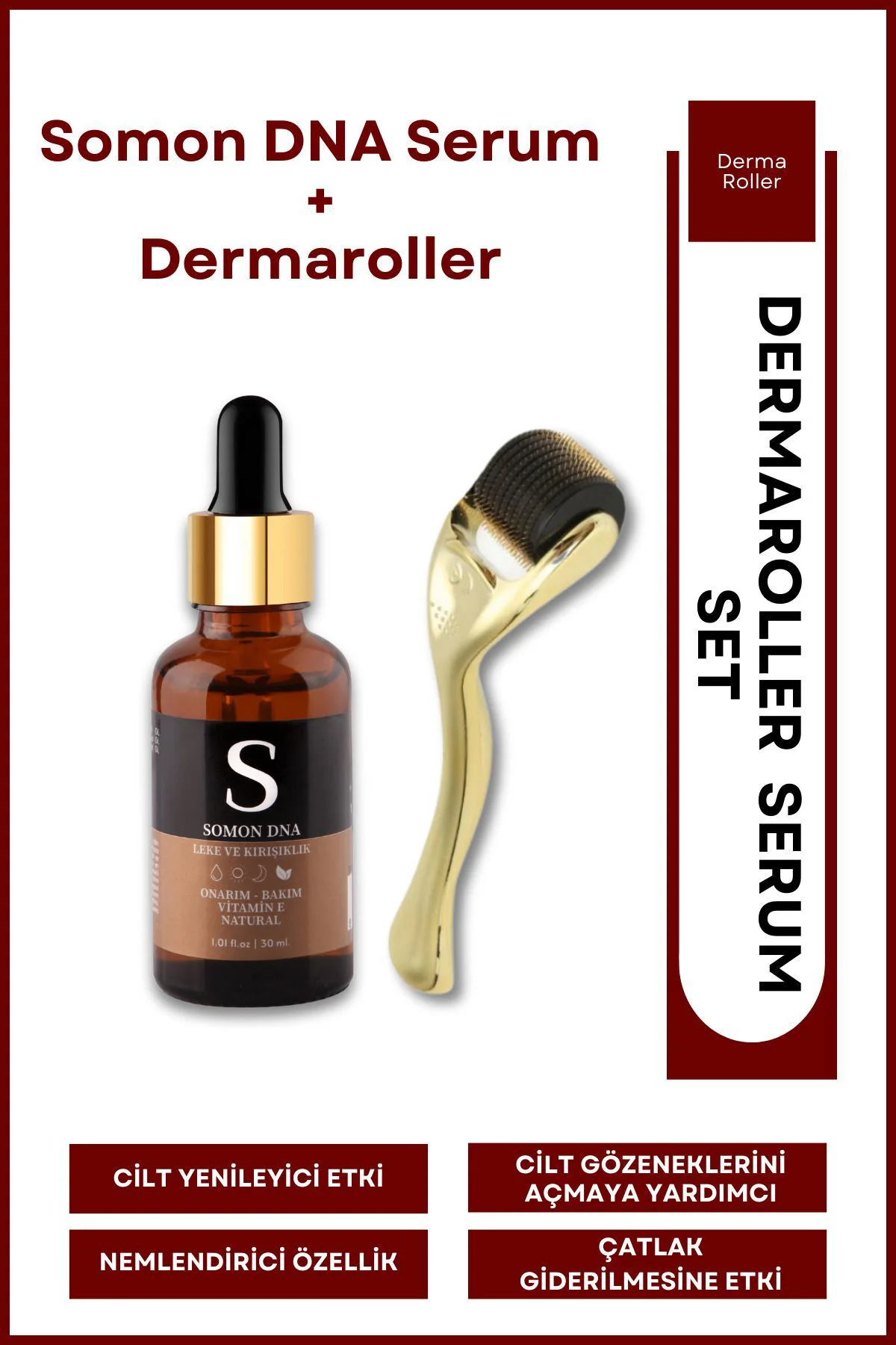 Dermaroller (goldenroller) & Somon Dna Botoks Etkisi