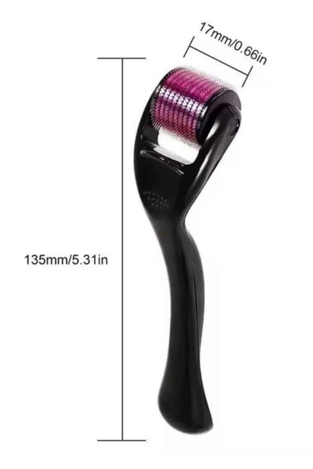 Dermaroller Titanyum 540 Iğneli 1 Mm Saç Kaş Sakal Serum Kullanım