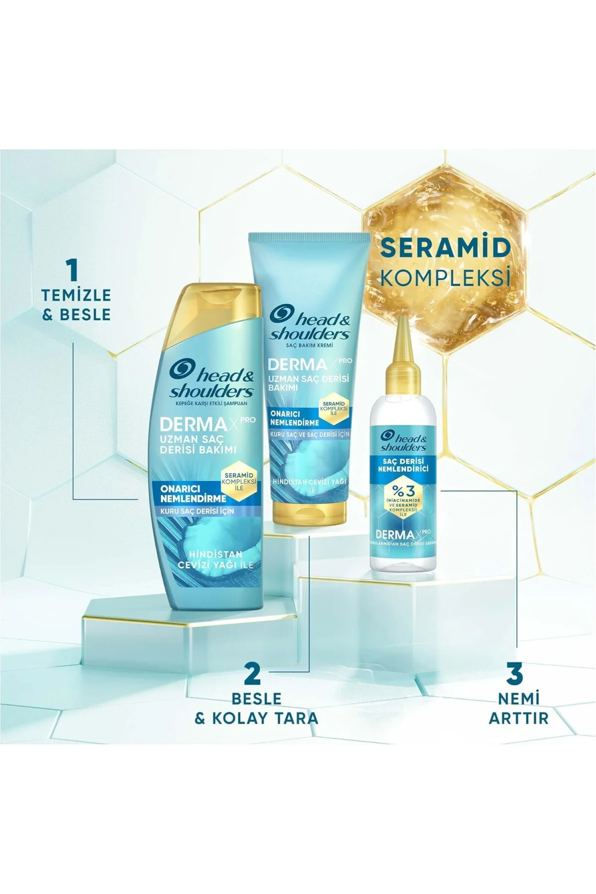 DermaXPro Hyaluronik Asitli Kepek Karşıtı Saç Derisi Balsamı, 145 DermaXPro Hyaluronik Asitli Kepek Karşıtı Saç Derisi Balsamı, 145