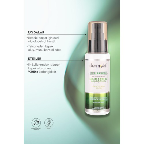Alvita Dermokil Scalp Fresh Anti Danduruf Saç Serumu 75 Ml