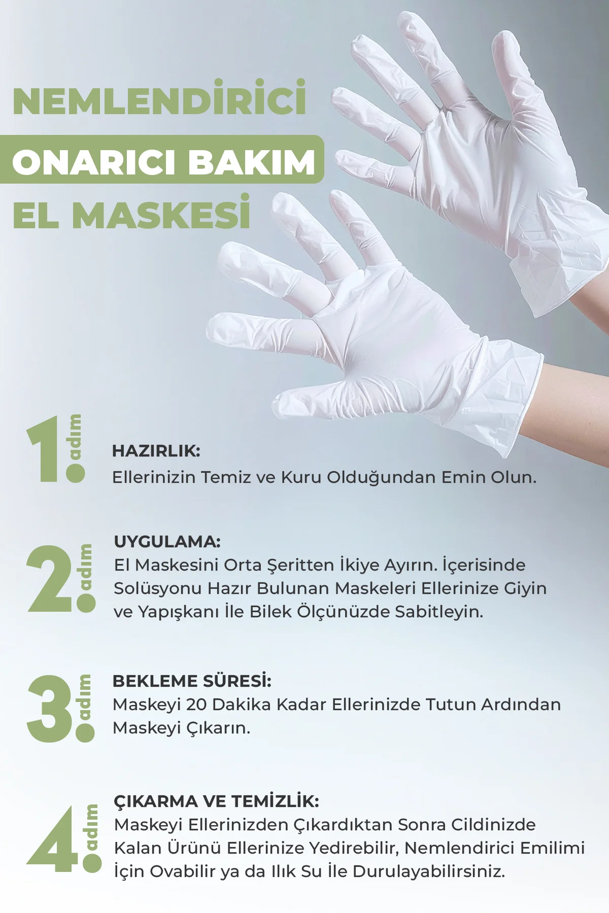 DERMOKİLOnarıcı El Maskesi 30 ml