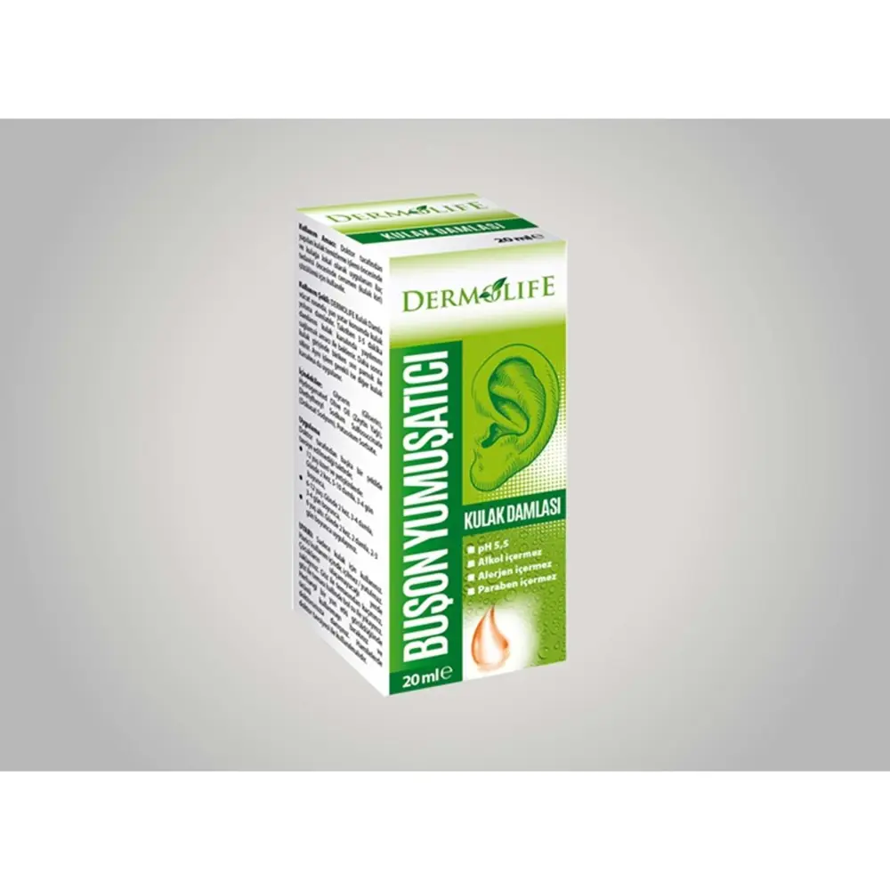 Dermolife Buşon Yumuşatıcı Kulak Damlası 20 ml 8699956000954 Dermolife Buşon Yumuşatıcı Kulak Damlası 20 ml 8699956000954
