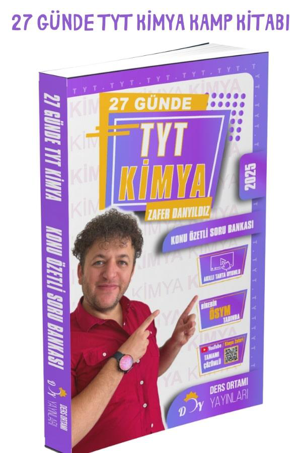 Ders Ortamı 27 Günde TYT Kimya Video Ders Kitabı Model Ders Ortam