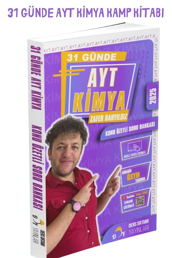 Ders Ortamı 31 Günde AYT Kimya Konu Özetli Soru Bankası Ders Orta