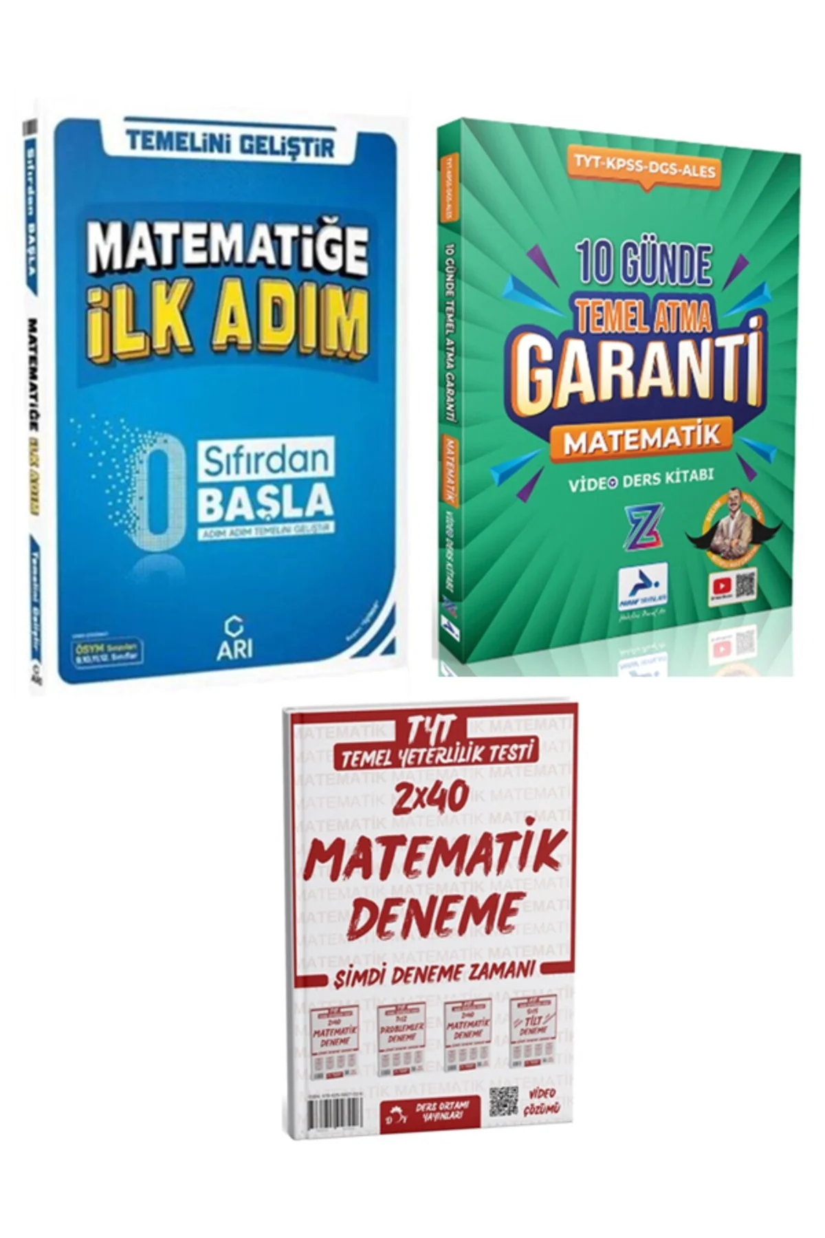 Ders Ortamı + Arı + Paraf 2026 Matematik 0 dan Başla + Z Takım Ma