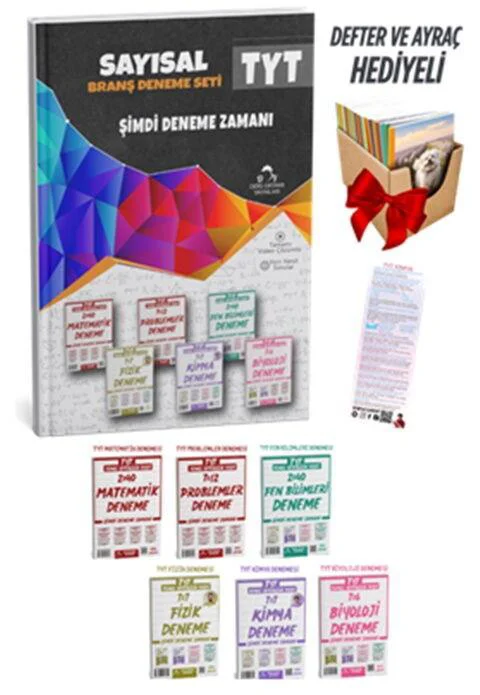 Ders Ortamı TYT Sayısal 6 Fasikül 39 Deneme Sınavı Seti + Defter Ders Ortamı TYT Sayısal 6 Fasikül 39 Deneme Sınavı Seti + Defter