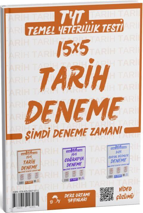 Ders Ortamı TYT Tarih 15 Deneme Tamamı Video Çözümlü Ders Ortamı 