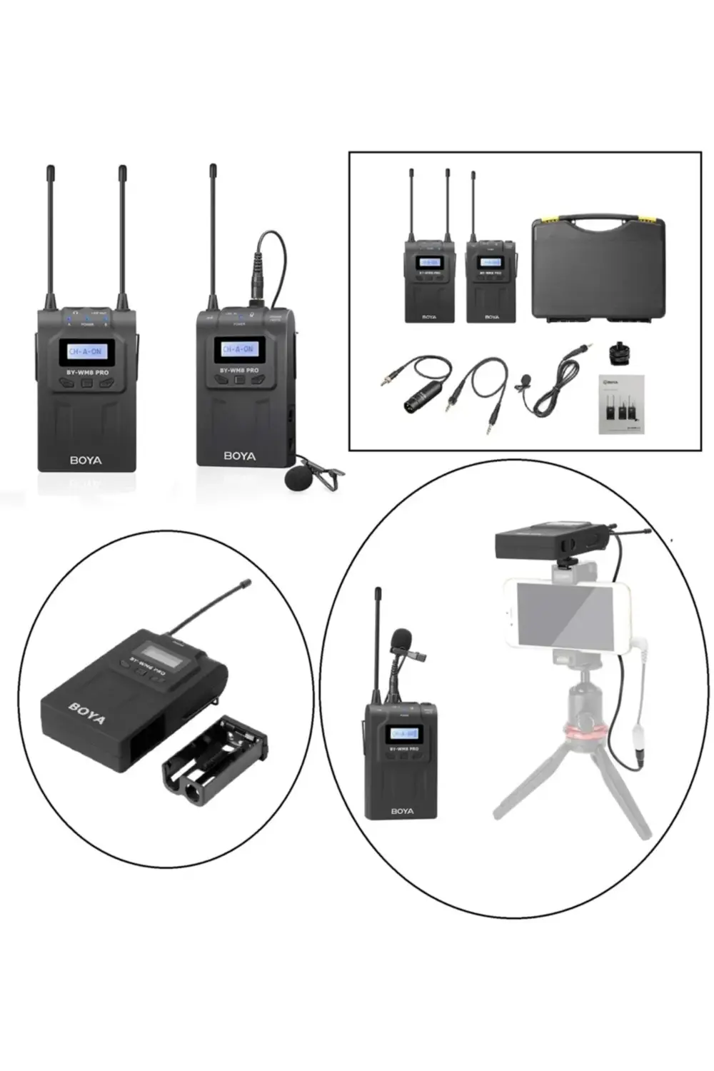 Dersaneler Için Wm8 Pro K1 Kablosuz Tekli Yaka Mikrofonu