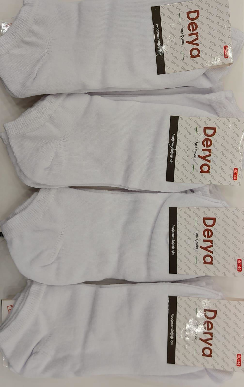 DERYA ERKEK LİKRALI PATİK ÇORAP 12 ADET DERYA ERKEK LİKRALI PATİK ÇORAP 12 ADET
