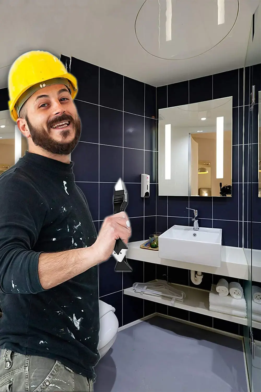 Derz Temizleyici Bıçak Silikon Sökücü Alet Havuz İnşaat Banyo Kor