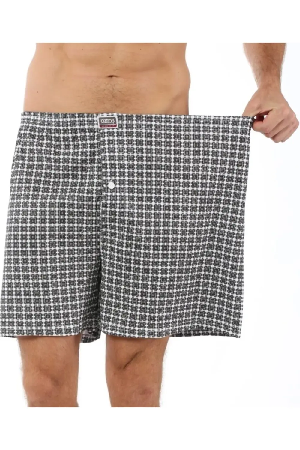 Desenli Battal Boxer 3'Lü