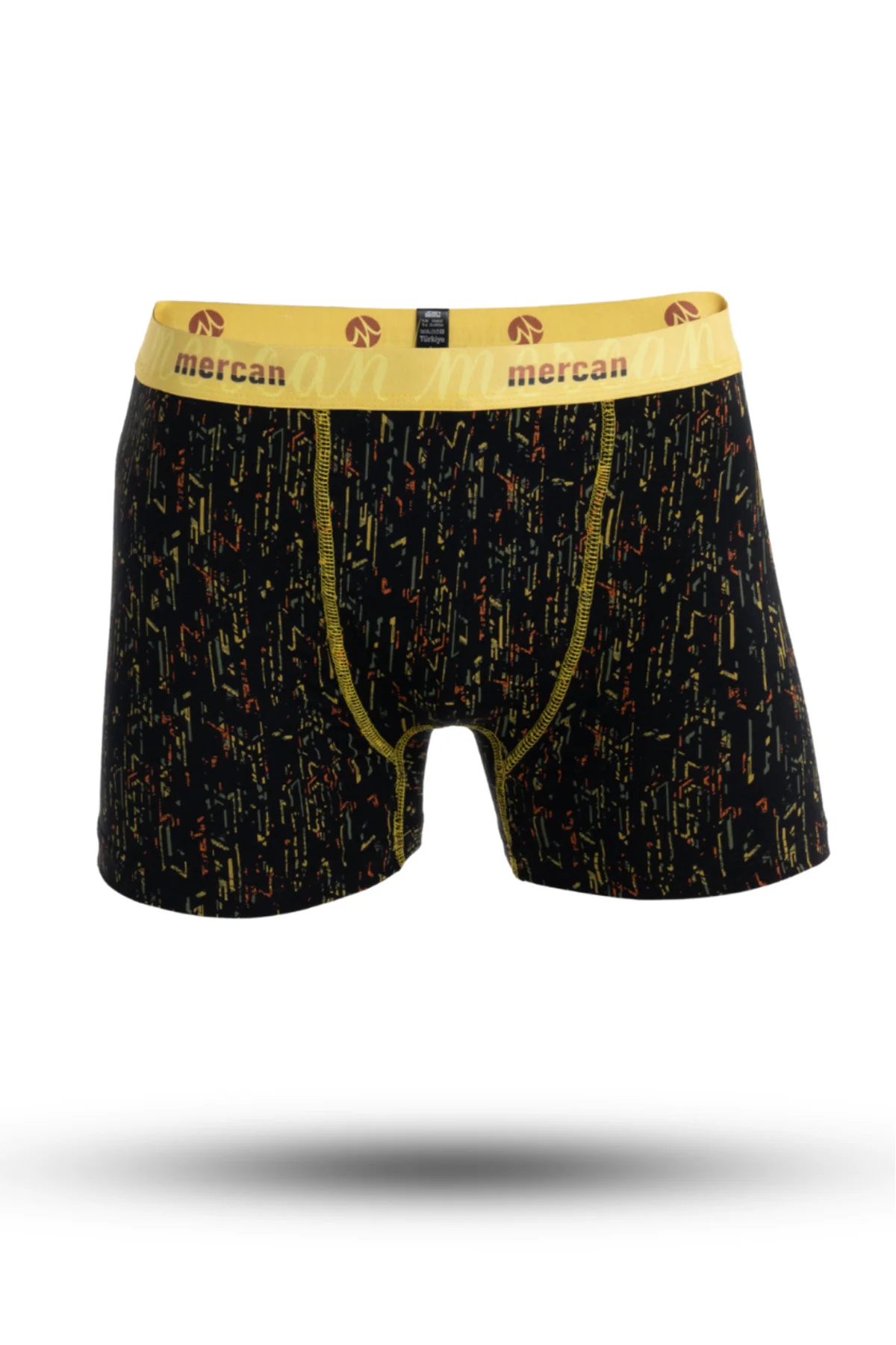 Desenli Boxer 'Tetris' Baskılı Pamuklu Erkek Boxer Desenli Boxer 'Tetris' Baskılı Pamuklu Erkek Boxer