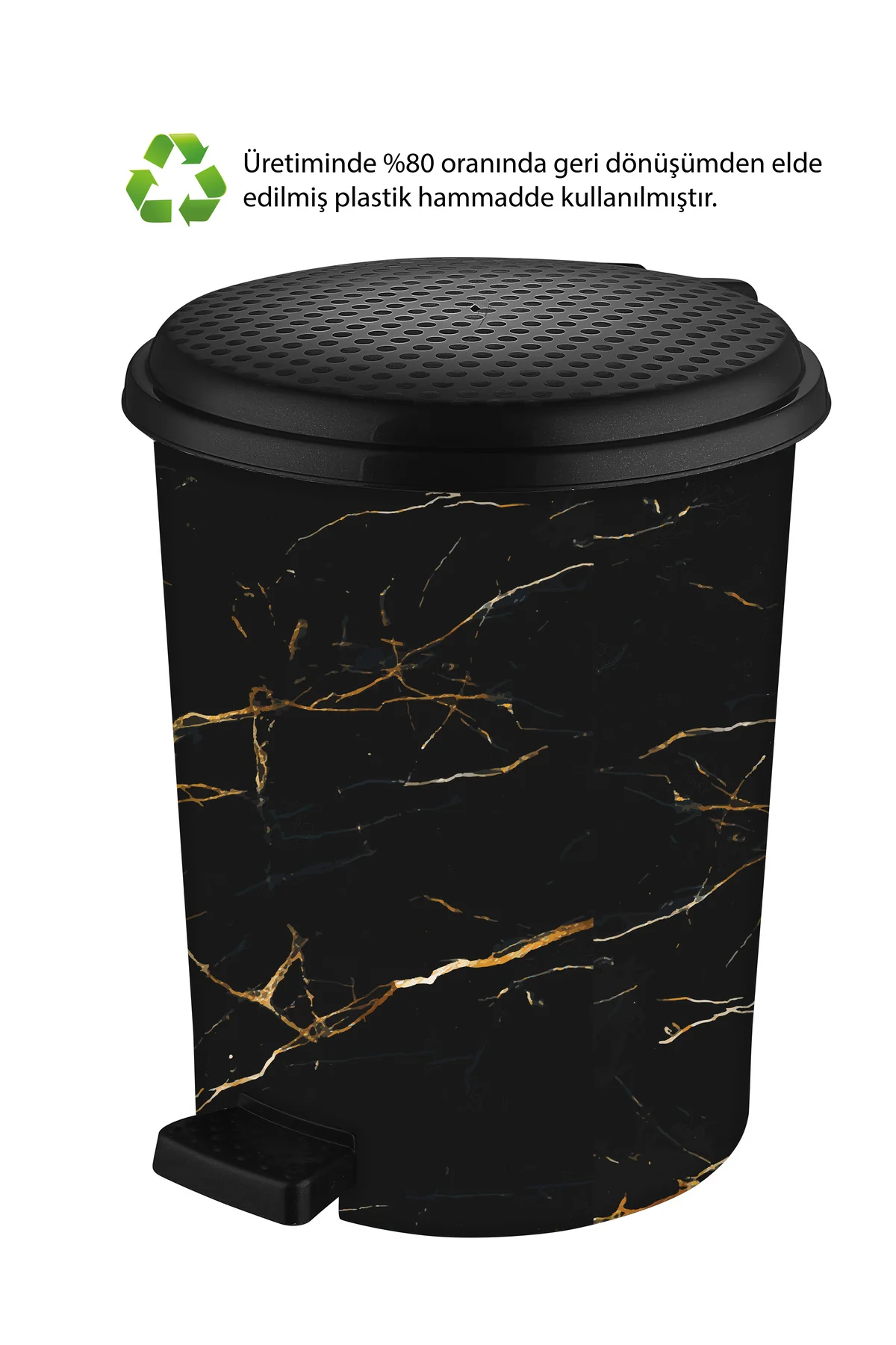 Desenli Çöp Kovası: 6 Litre