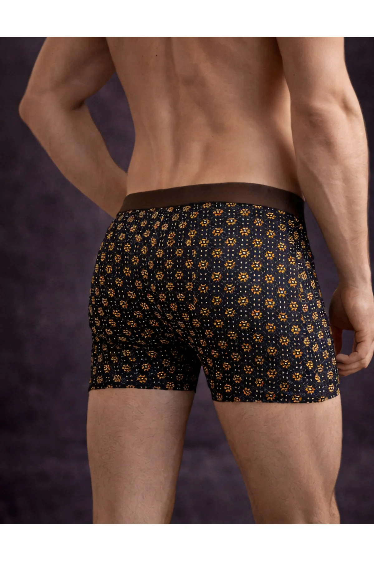 Desenli Erkek Boxer 6'lı Paket ZER