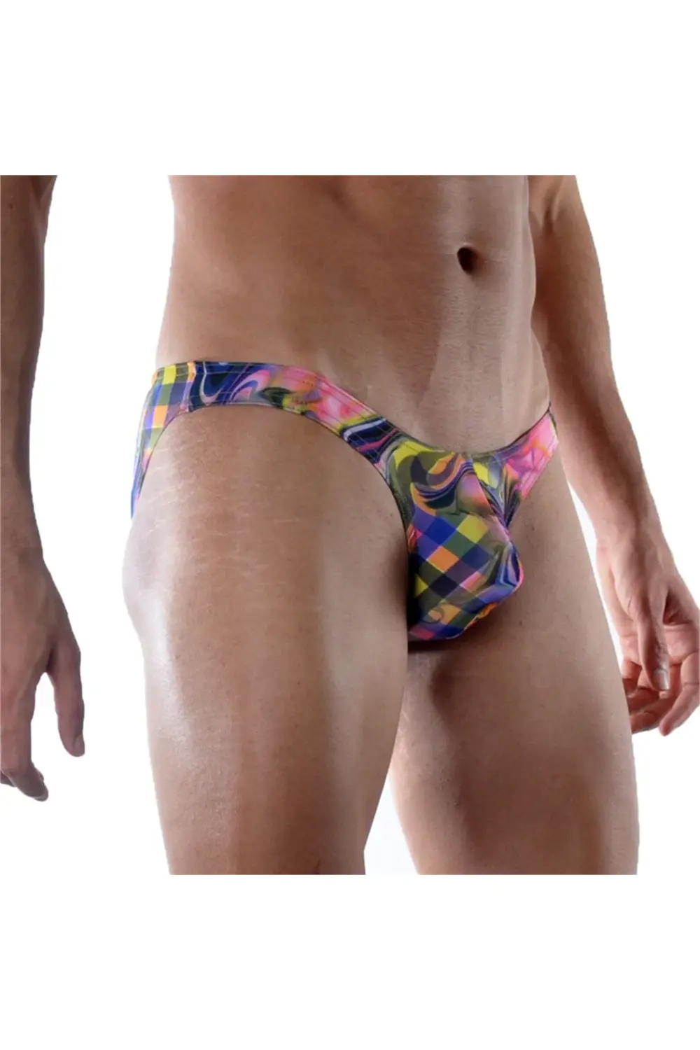 Desenli Erkek Slip
