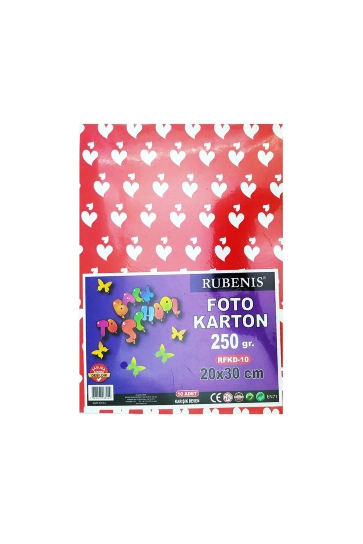 Desenli Foto Karton 250 Gr A4