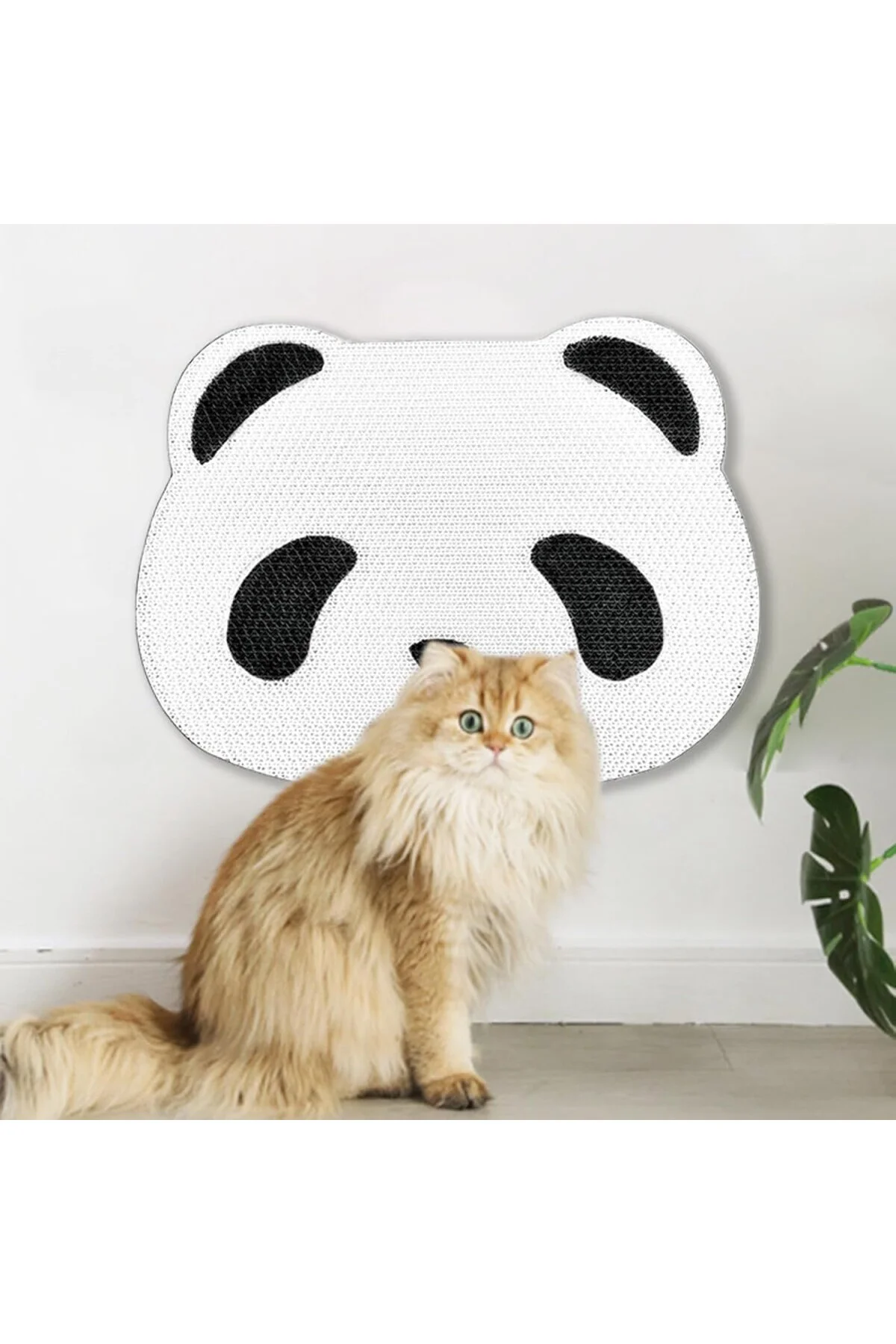 Desenli Kedi Tırmalama Tahtası – Yapışkanlı, Duvar/Kapı/Mobilya U