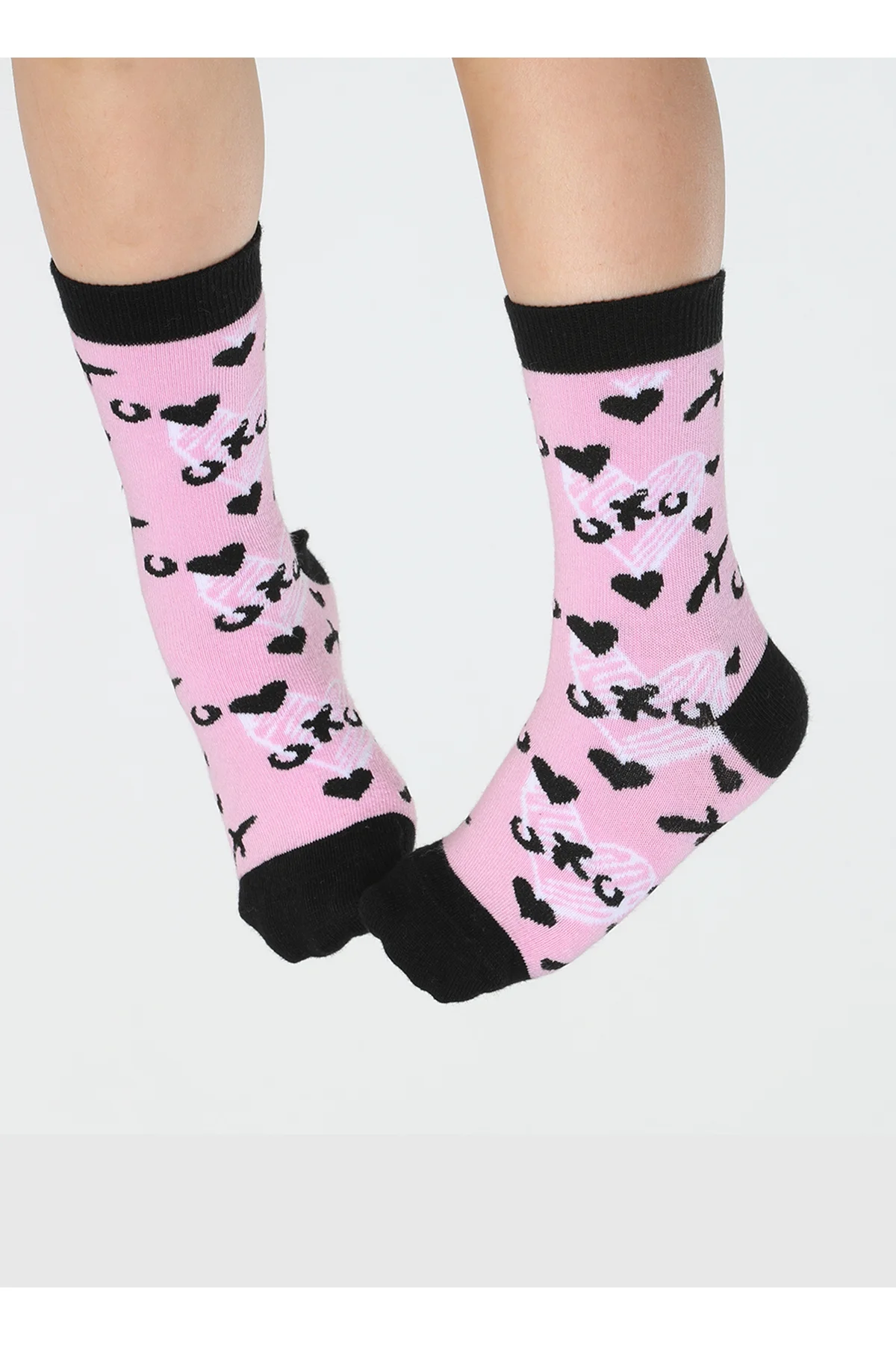Desenli Kız Çocuk Pamuklu Çorap