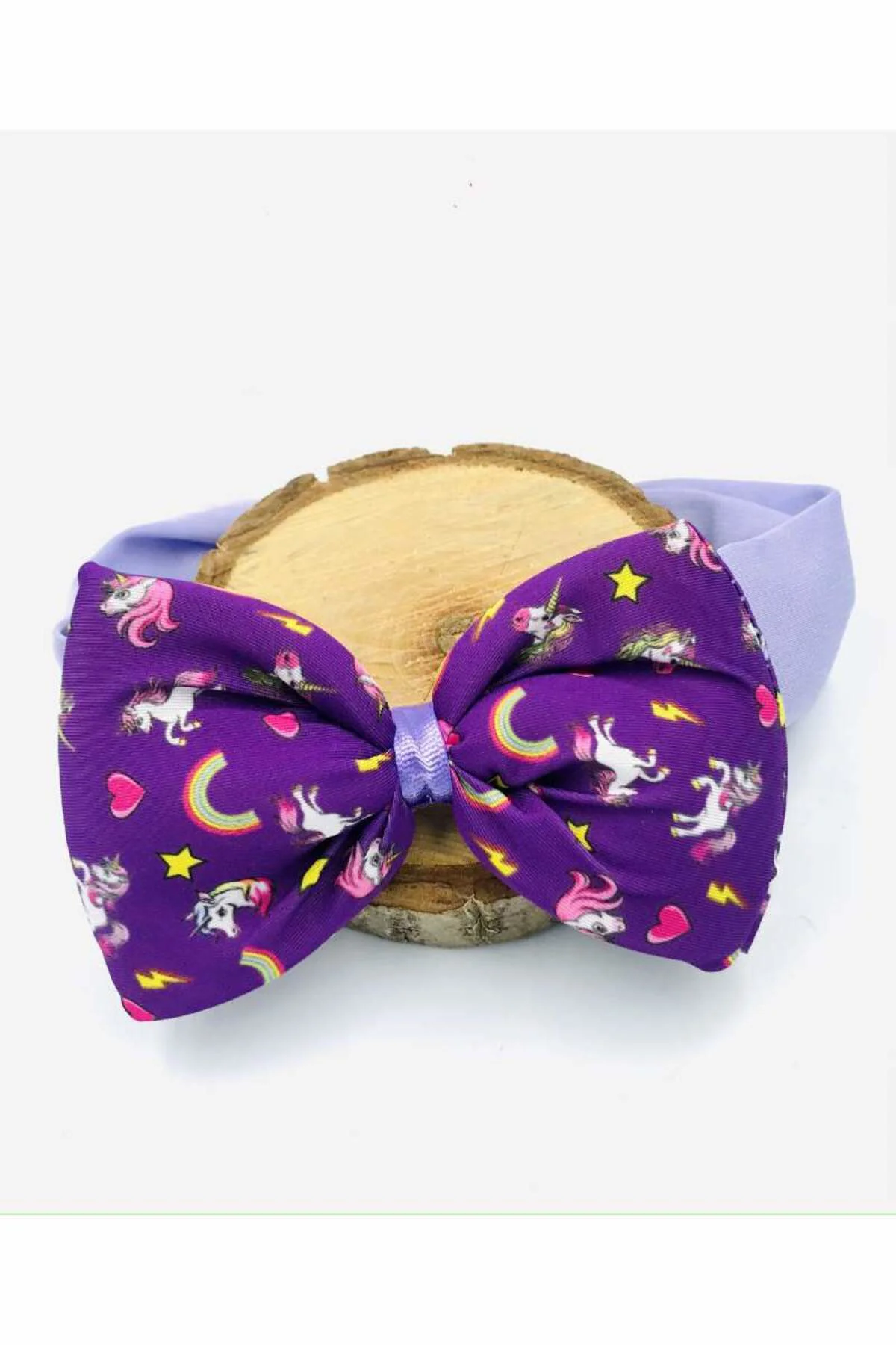 Desenli Lastik Bandana