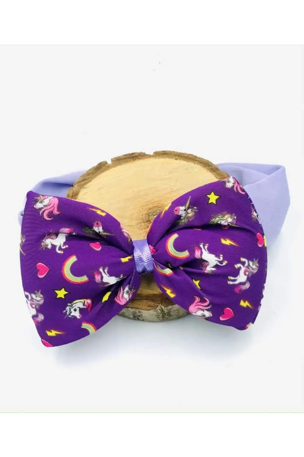 Desenli Lastik Bandana