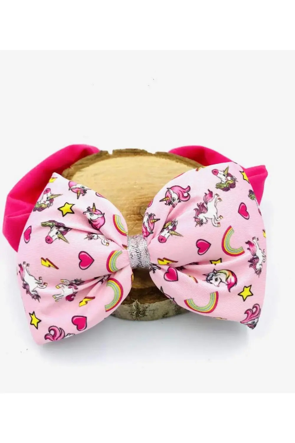 Desenli Lastik Bandana