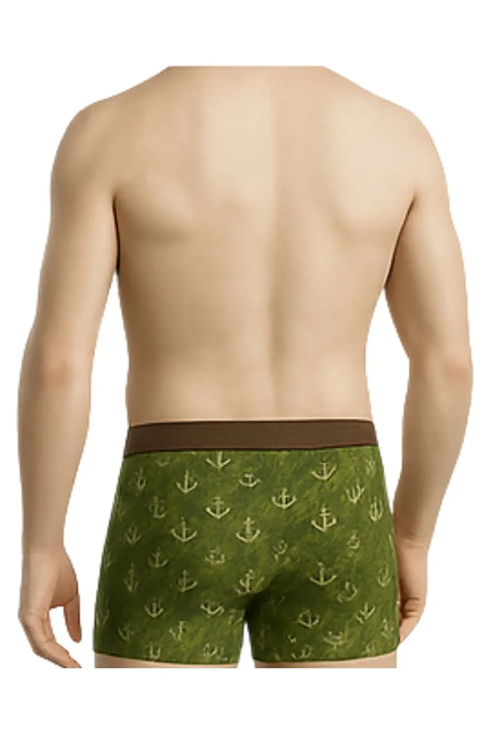 Desenli Likralı Pamuklu Baskılı Erkek Boxer-ÇAPA