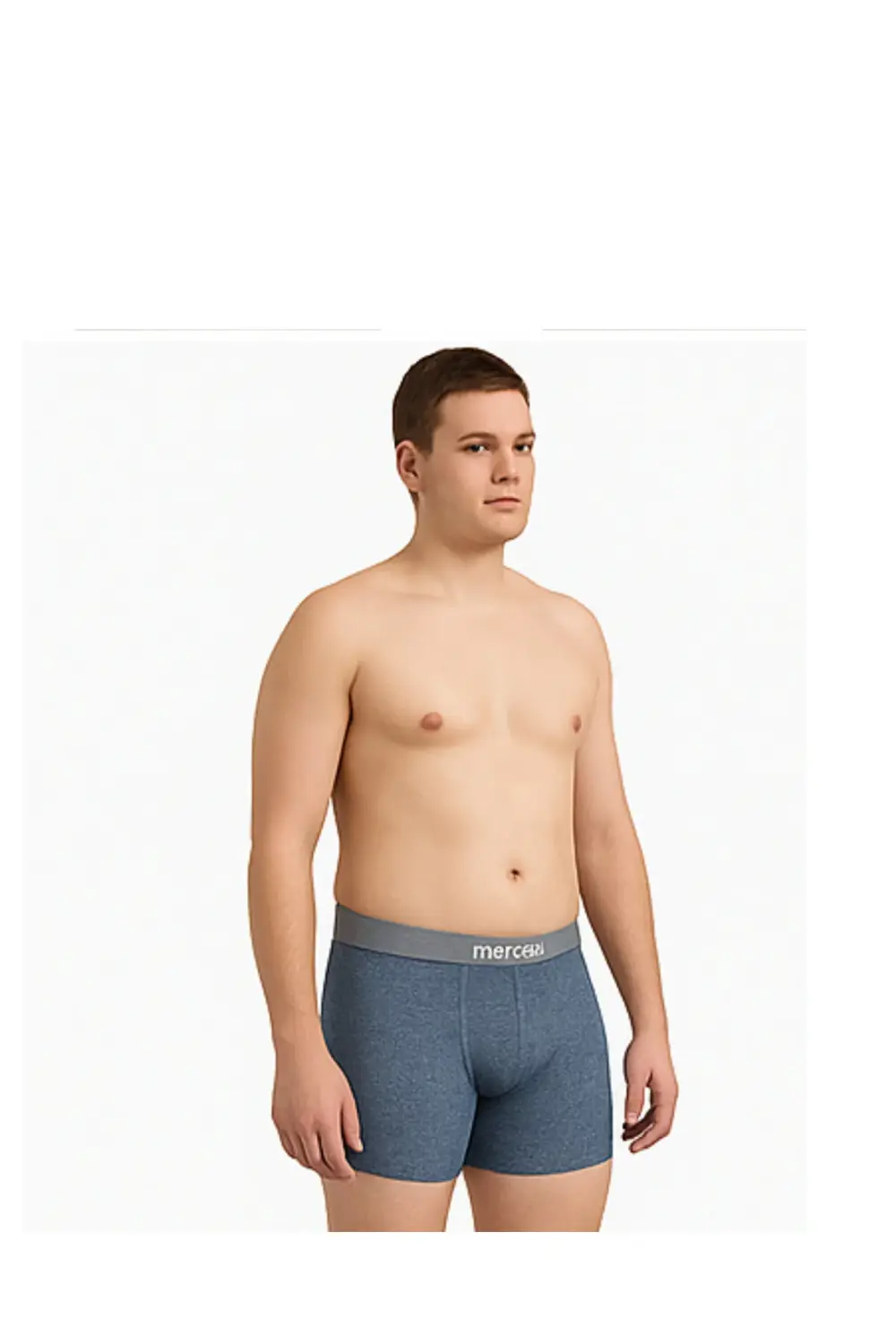 Desenli Likralı Pamuklu Baskılı Erkek Boxer-KARMA