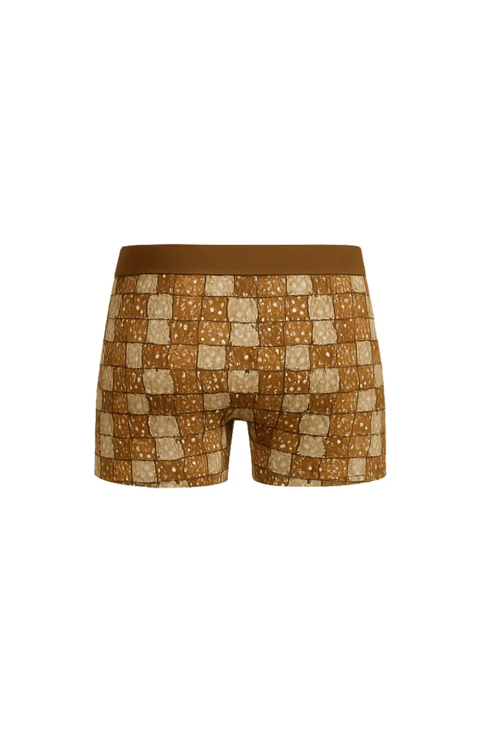 Desenli Likralı Pamuklu Baskılı Erkek Boxer - MOZAİK
