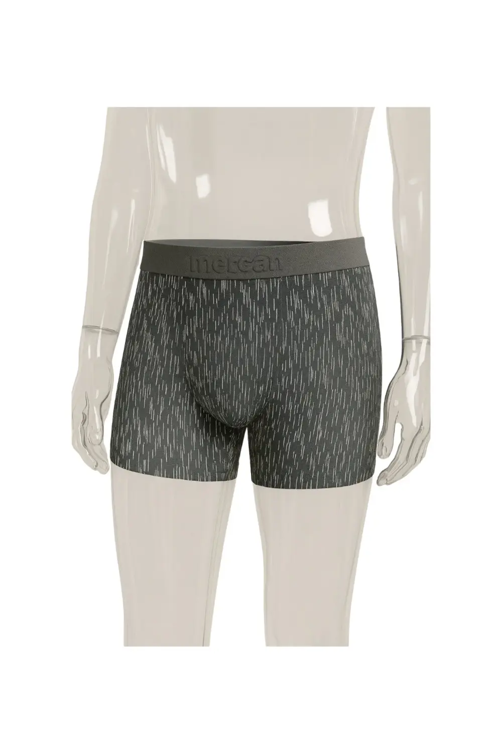 Desenli Likralı Pamuklu Baskılı Erkek Boxer - SAKA