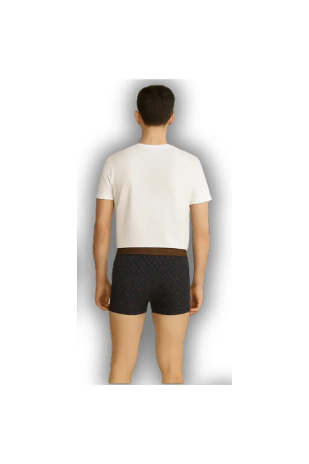 Desenli Likralı Pamuklu Baskılı Erkek Boxer- ZER