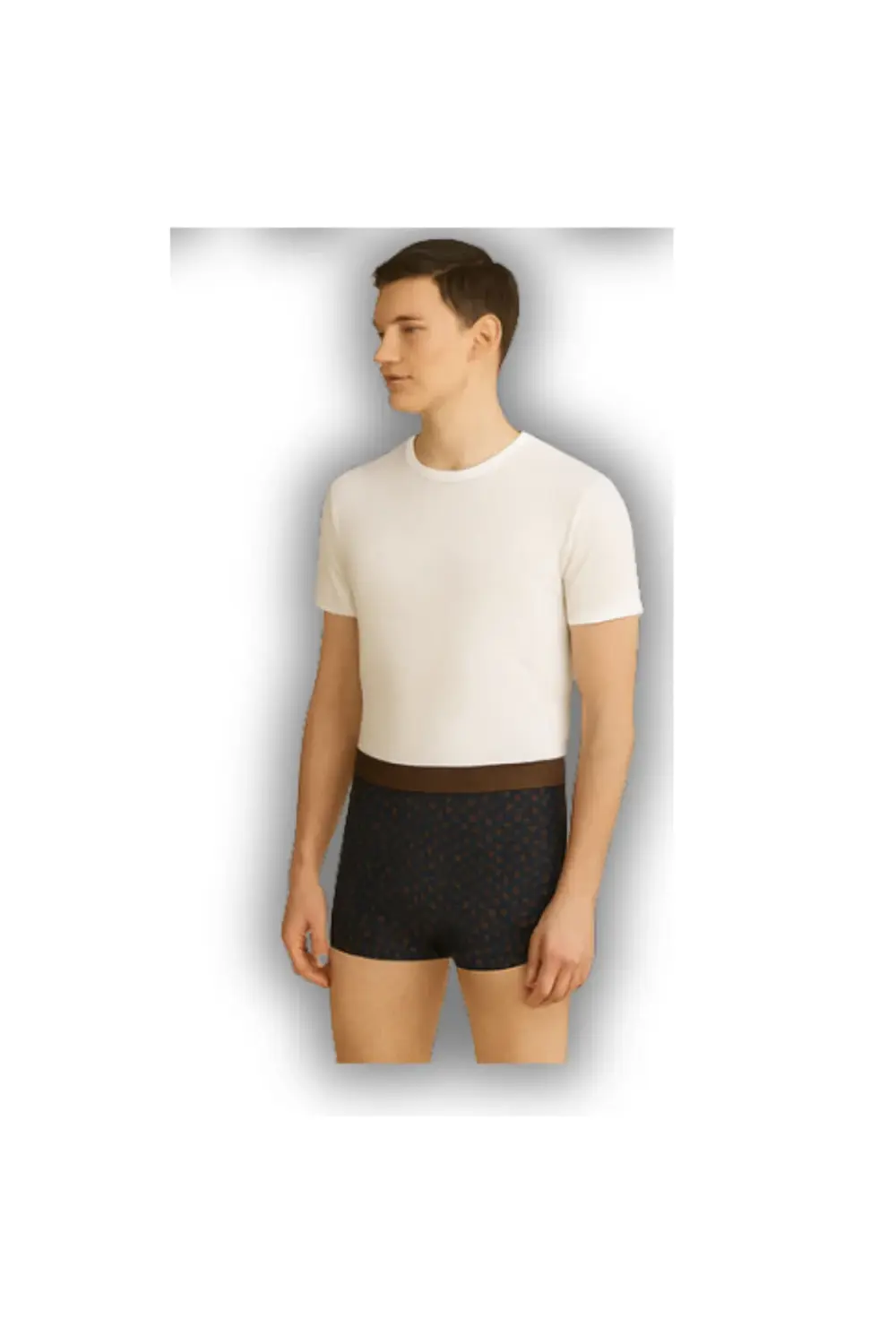 Desenli Likralı Pamuklu Baskılı Erkek Boxer- ZER